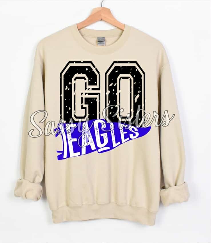 BAY ELEMENTARY - GO EAGLES - SWEATSHIRT