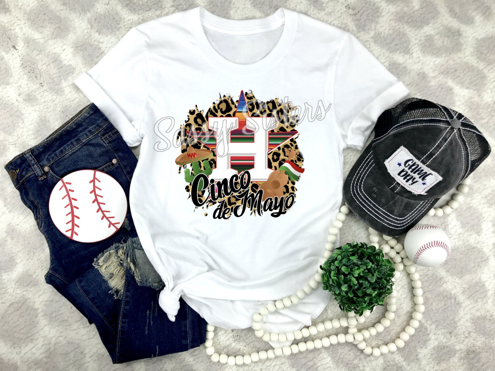 Astros Cinco De Mayo Cheetah Transfer Sassy Sisters