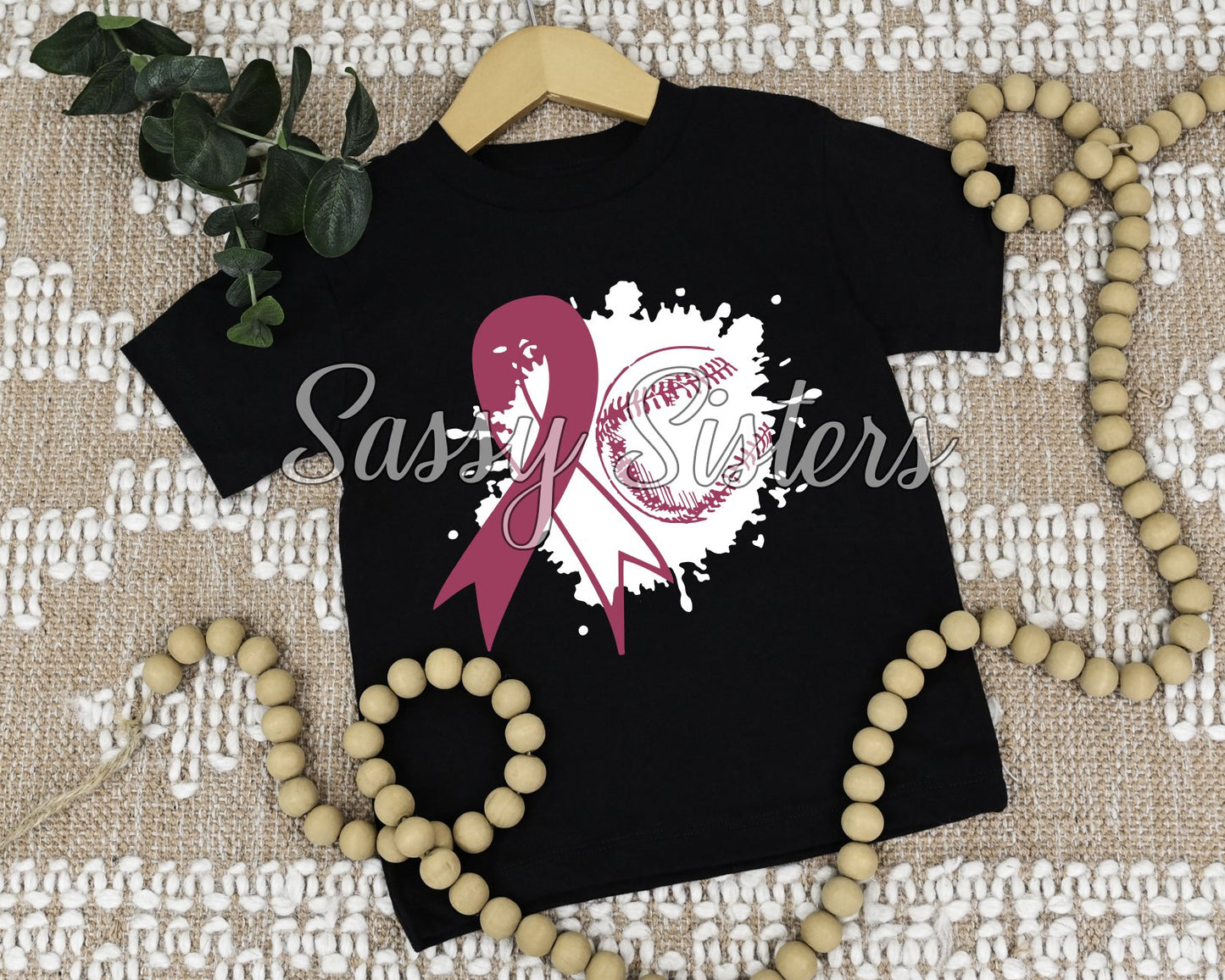 BASEBALL SPLATTER RIBBON - TRANSFER