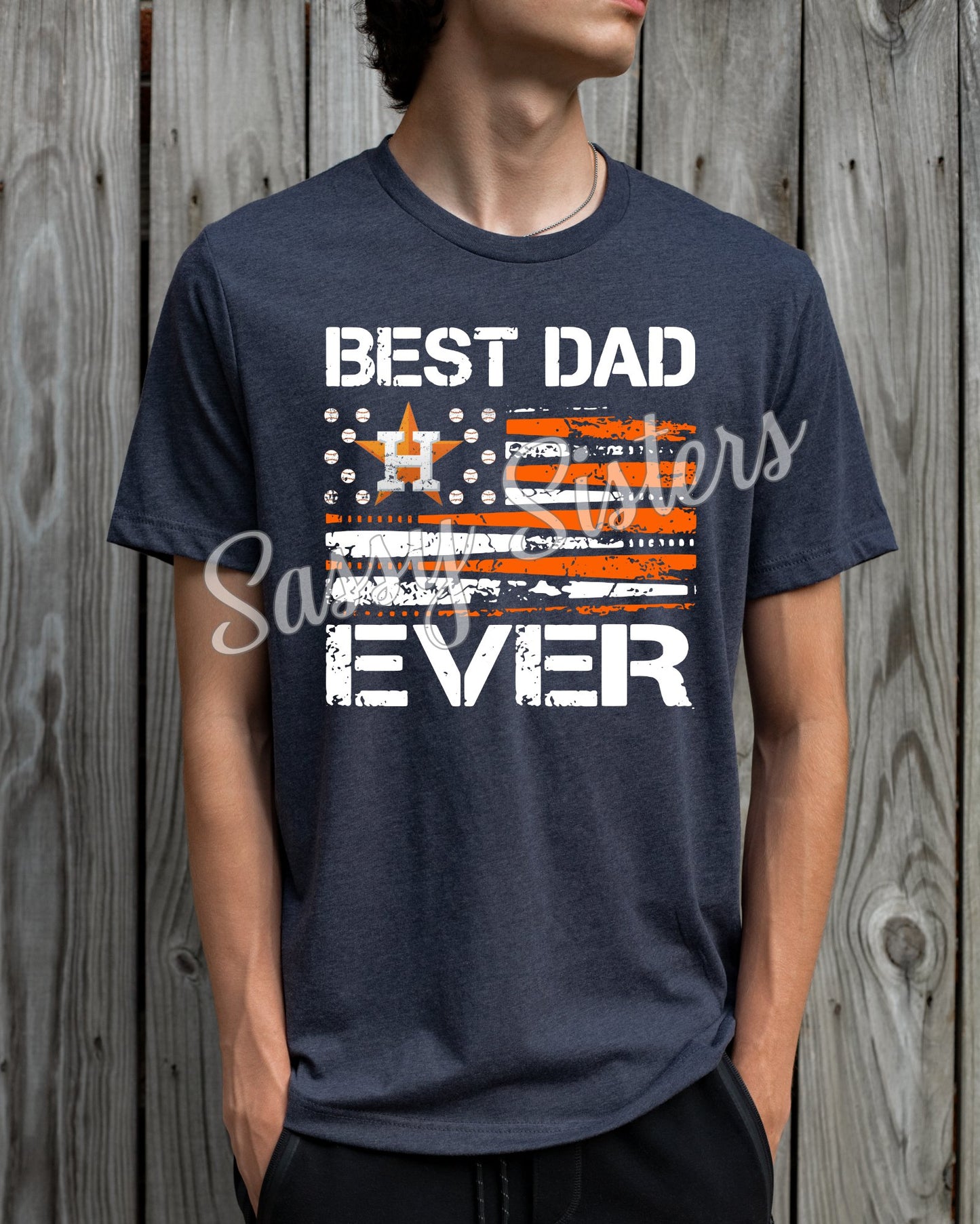 BEST DAD EVER ASTR*S FLAG - TRANSFER