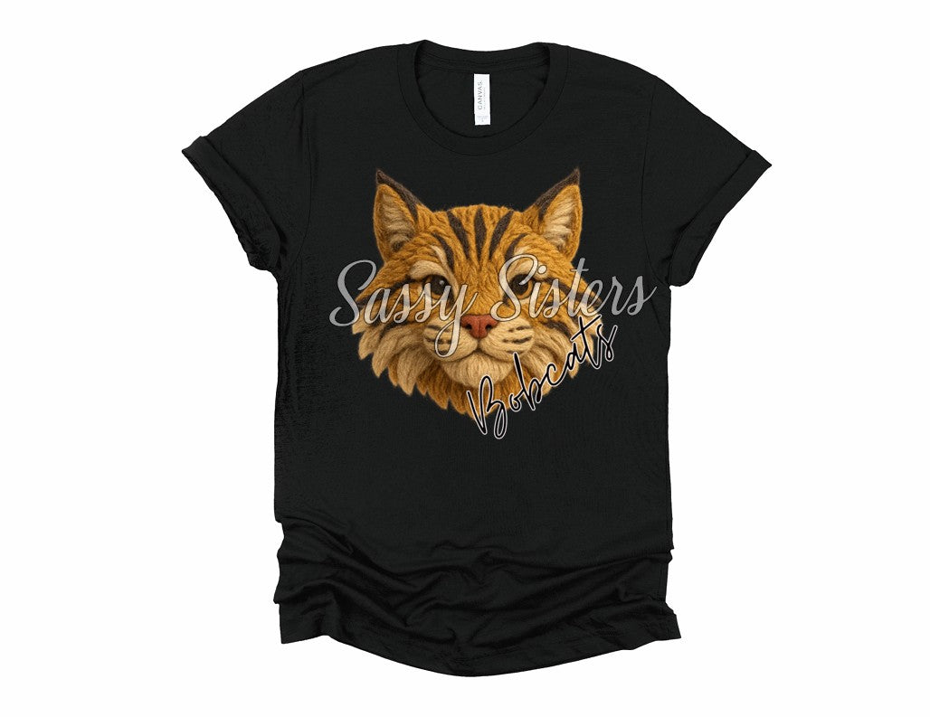 FAUX YARN MASCOT- BOBCATS