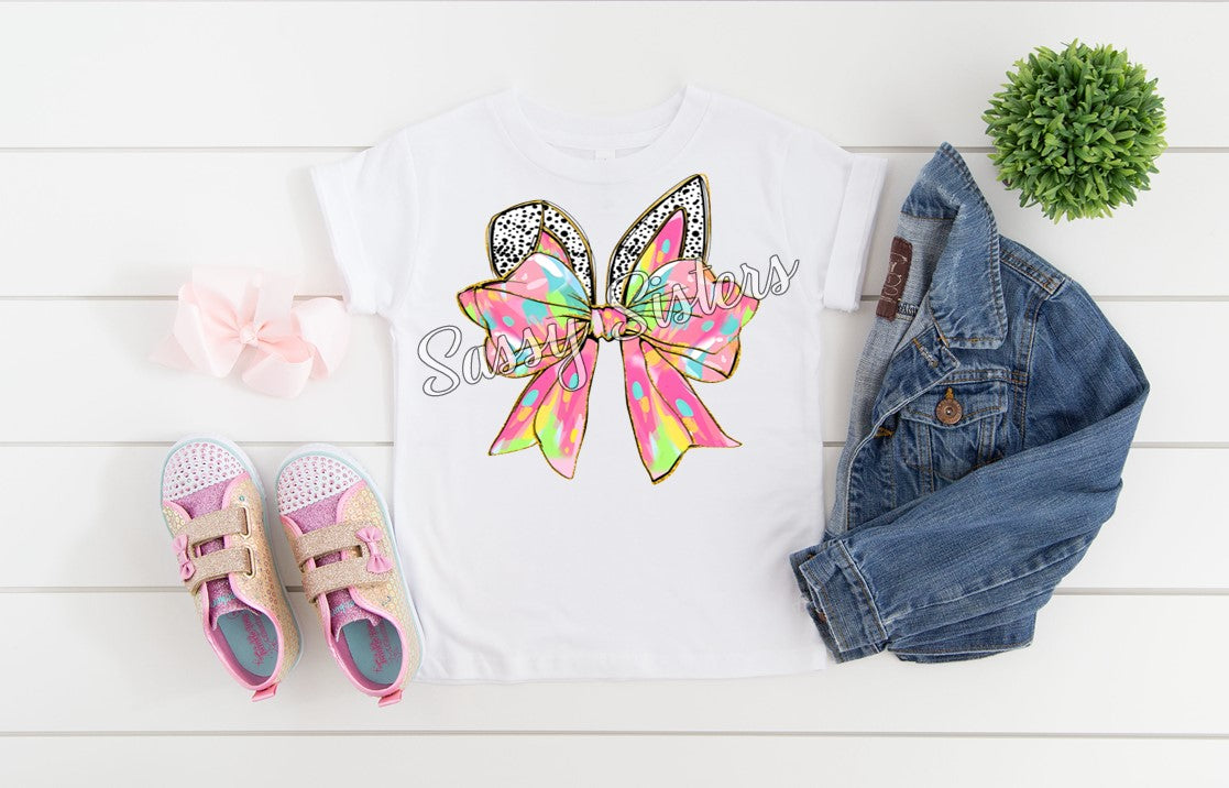 COQUETTE BOW WITH BUNNY EARS