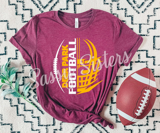 DEER PARK FOOTBALL HALF MASK - TRANSFER