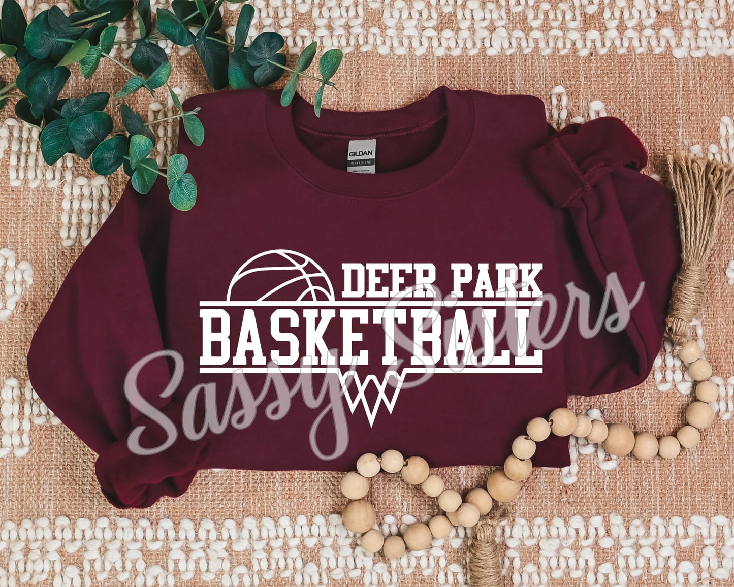 DEER PARK BASKETBALL BALL & NET - TRANSFER