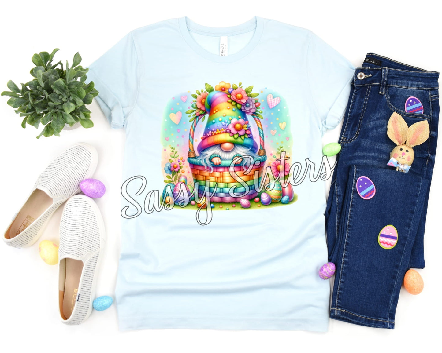 EASTER BASKET GNOME- TRANSFER