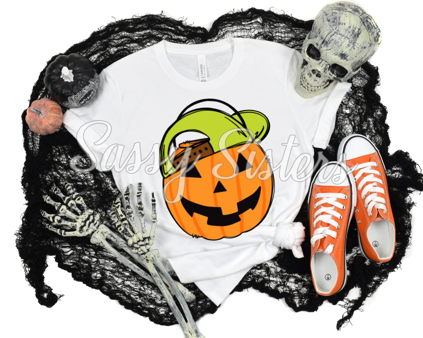 HALLOWEEN BUCKET WITH HAT - TRANSFER
