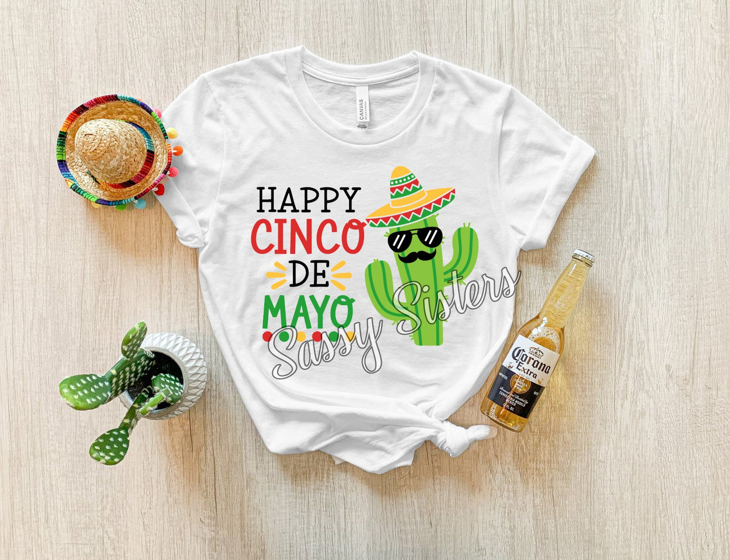 HAPPY CINCO DE MAYO CACTUS - TRANSFER