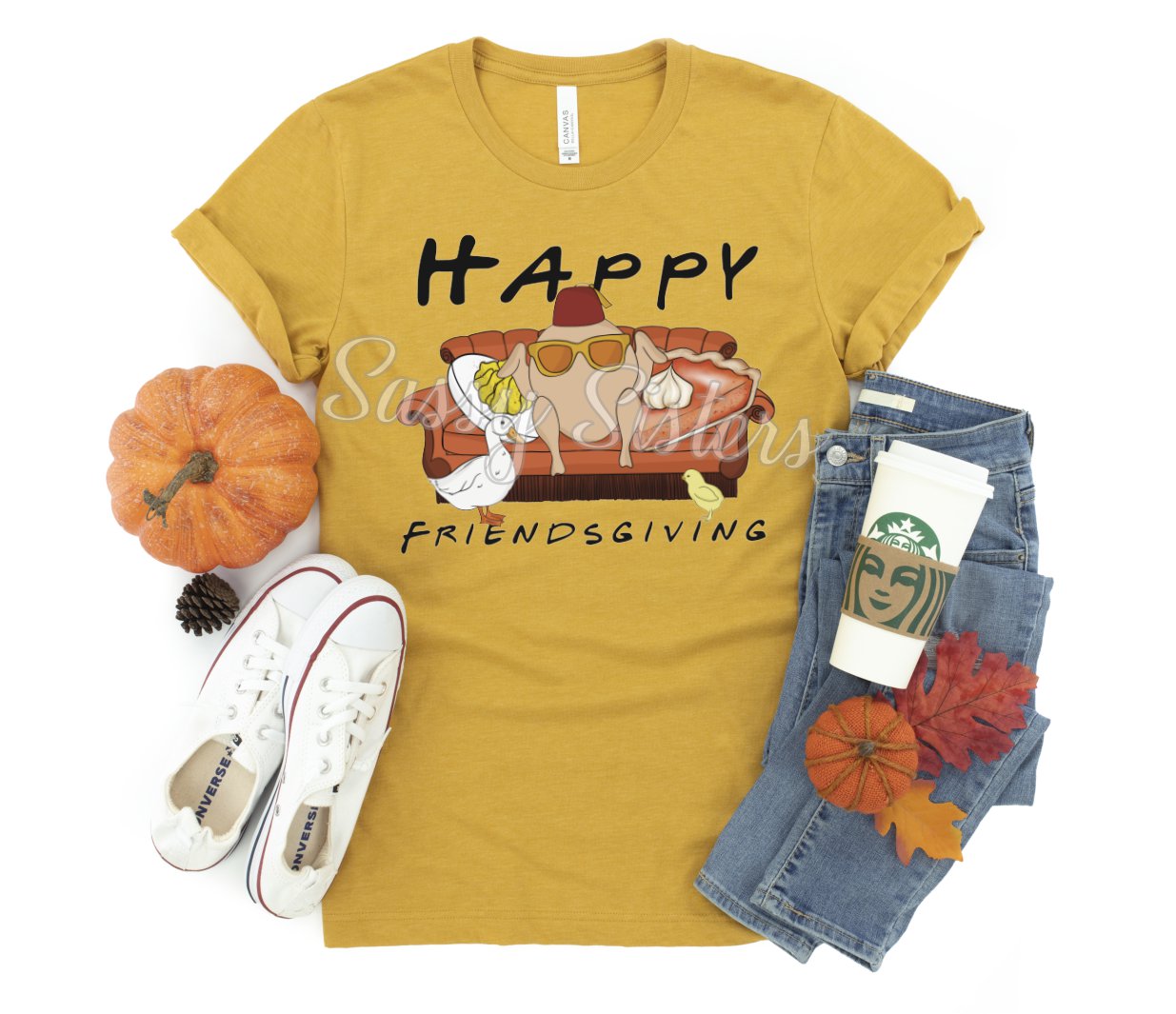 HAPPY FRIENDSGIVING COUCH - TRANSFER