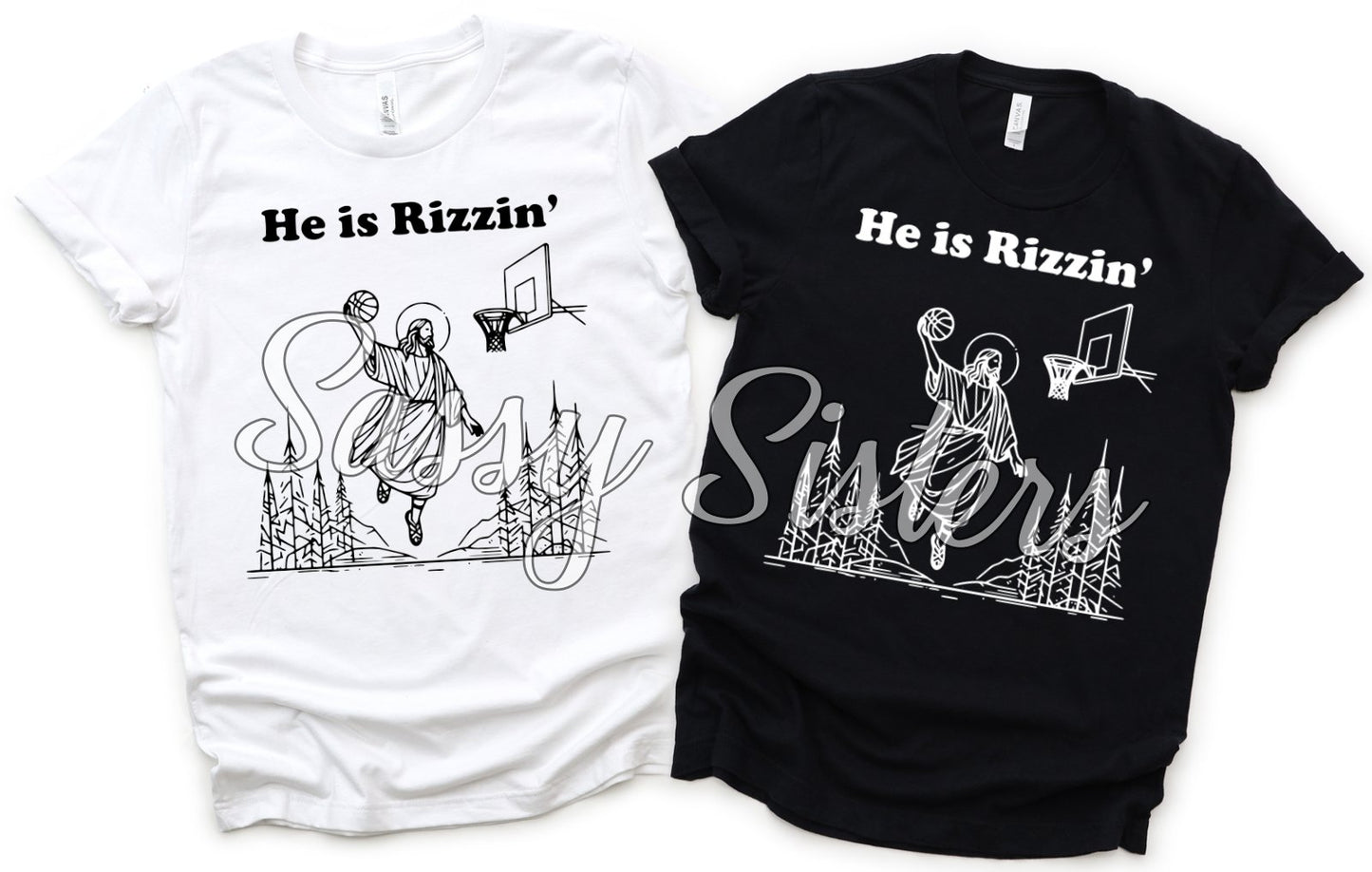 HE IS RIZZIN - TRANSFER