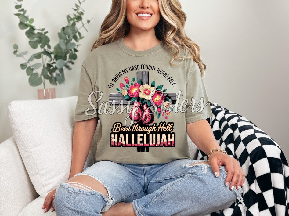 I'LL BRING MY HARD FOUGHT HARD FELT HALLEUJAH CROSS