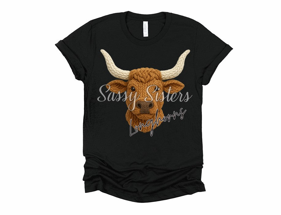 FAUX YARN MASCOT- LONGHORNS