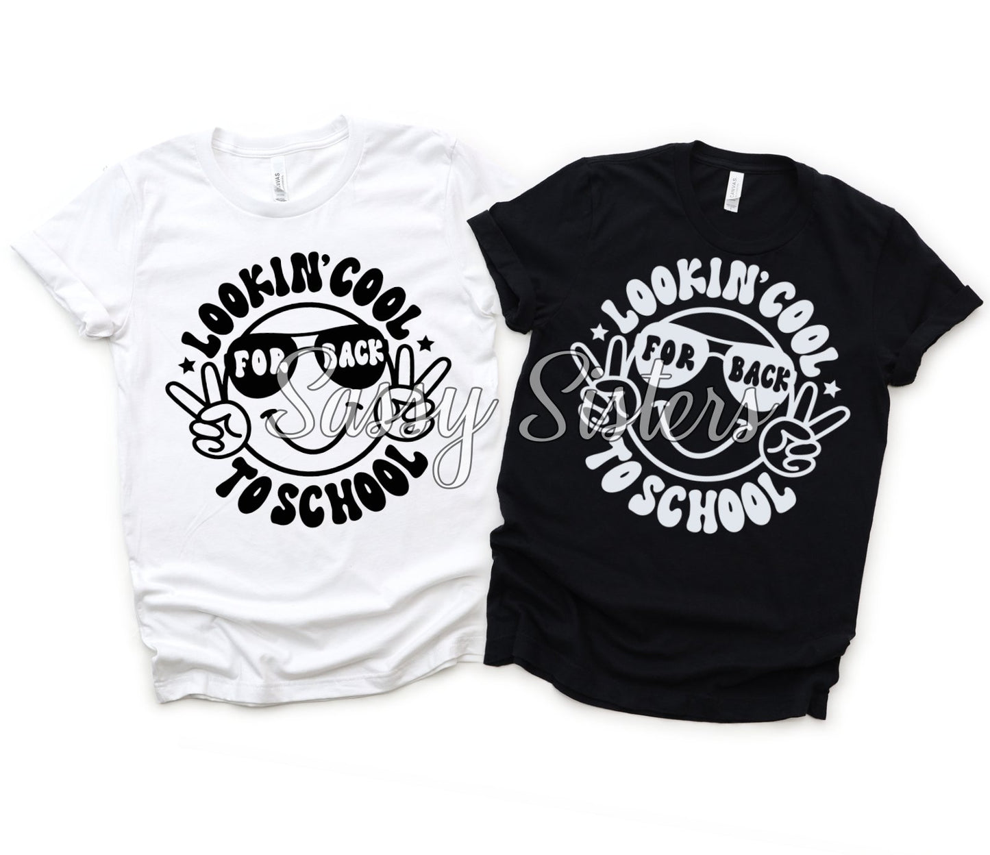 LOOKING COOL FOR BACK TO SCHOOL - SMILEY - TRANSFER