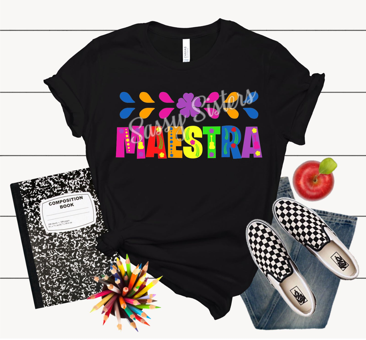 MAESTRA NEON FLORAL - TRANSFER