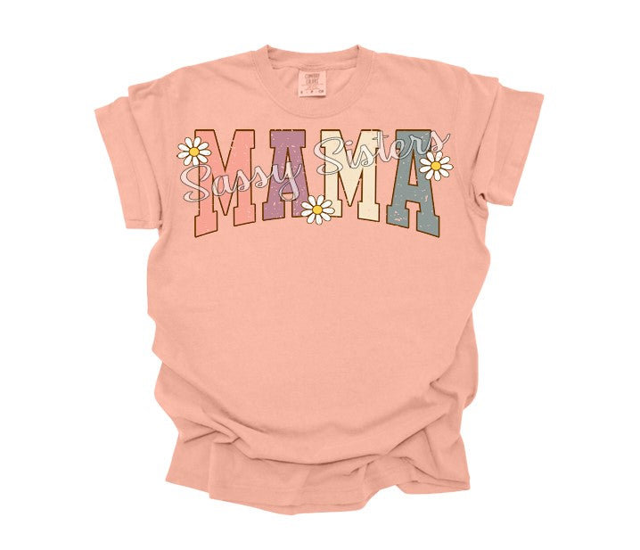 MAMA DISTRESSED VARSITY CURVE