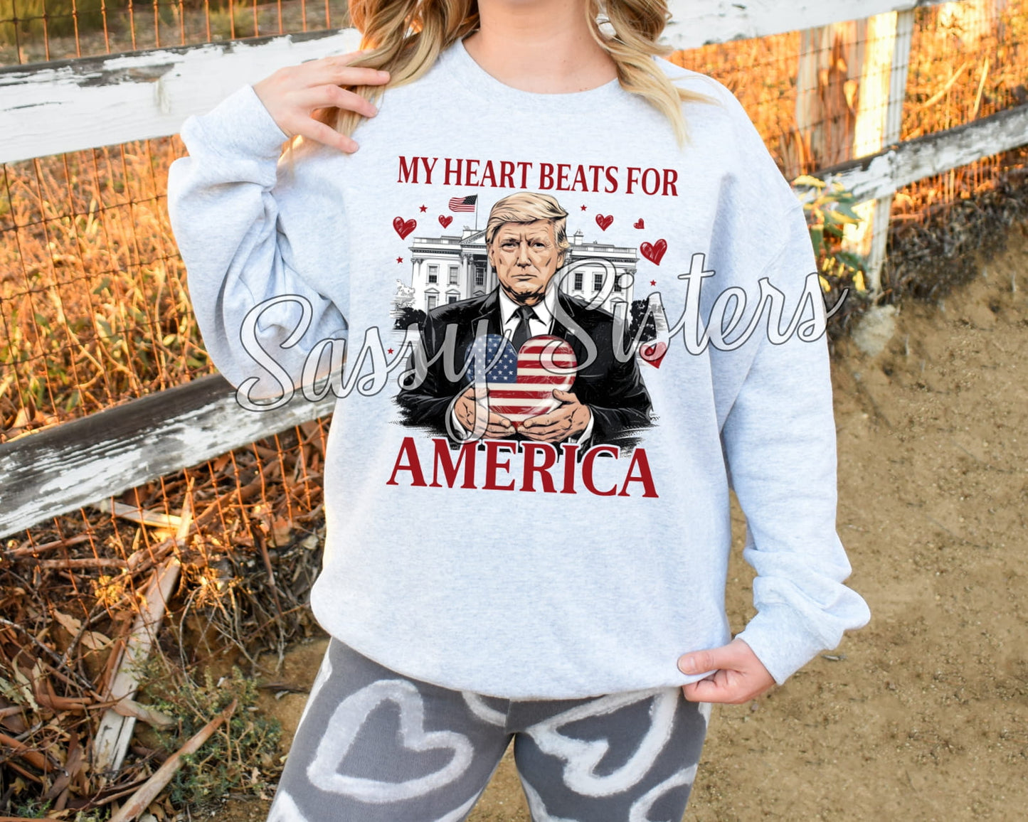 MY HEART BEATS FOR AMERICA - TRUMP - TRANSFER