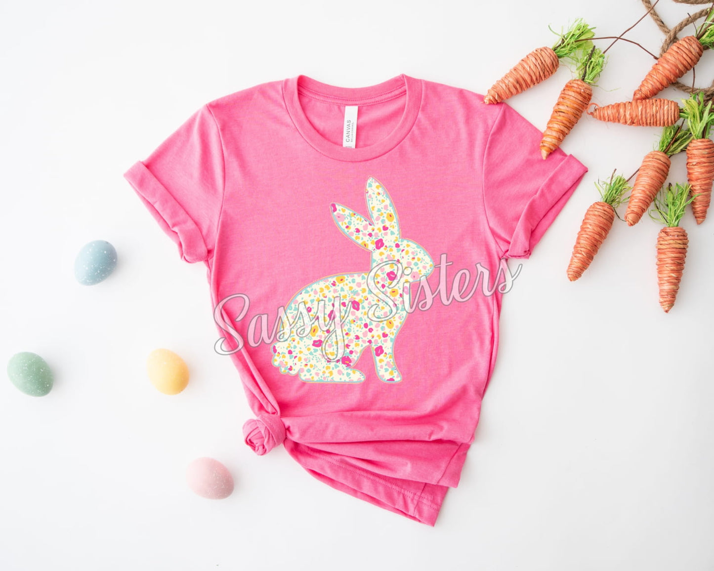 FLORAL BUNNY - TRANSFER