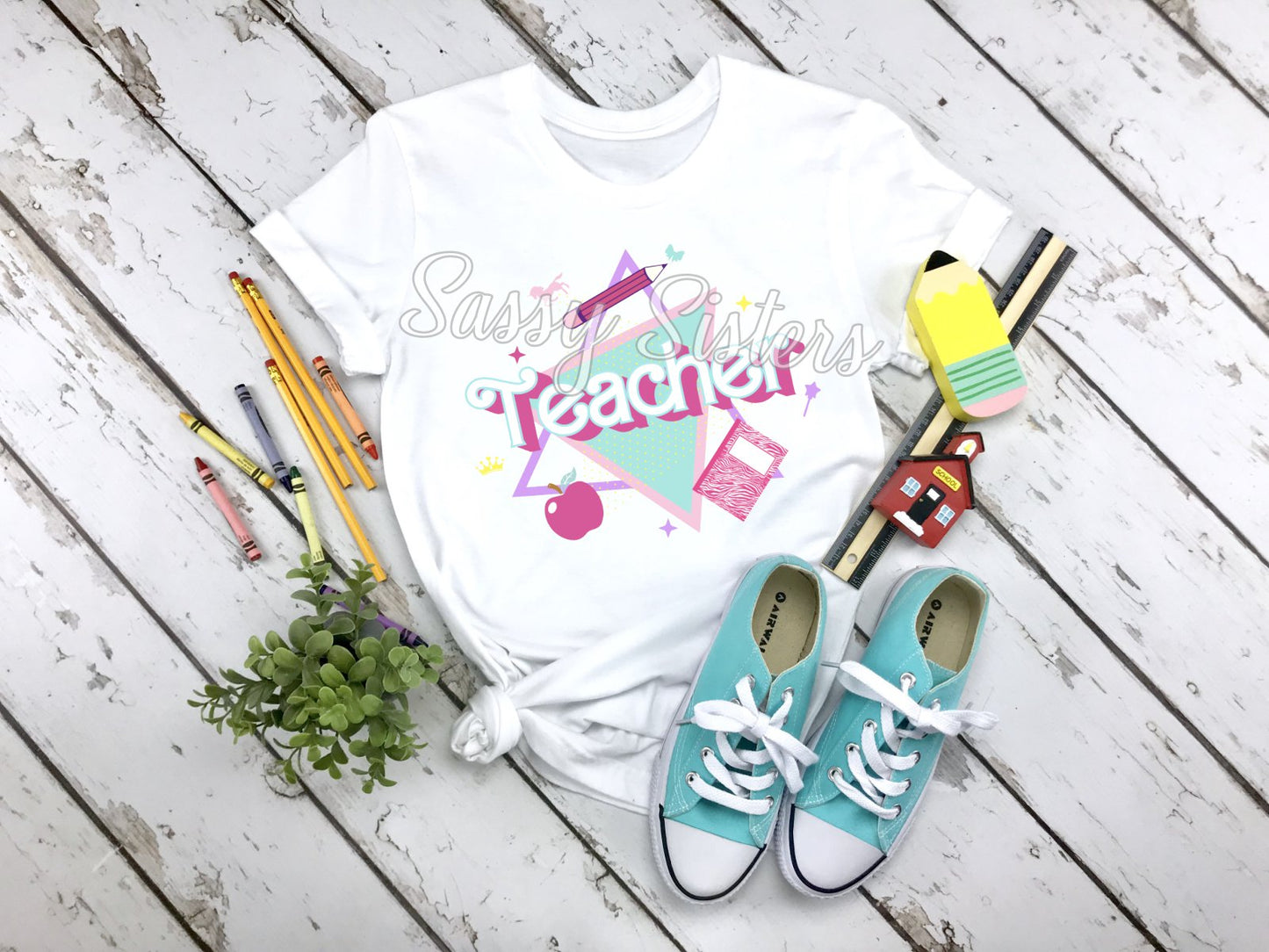 TEACHER RETRO BARBIE - TRANSFER