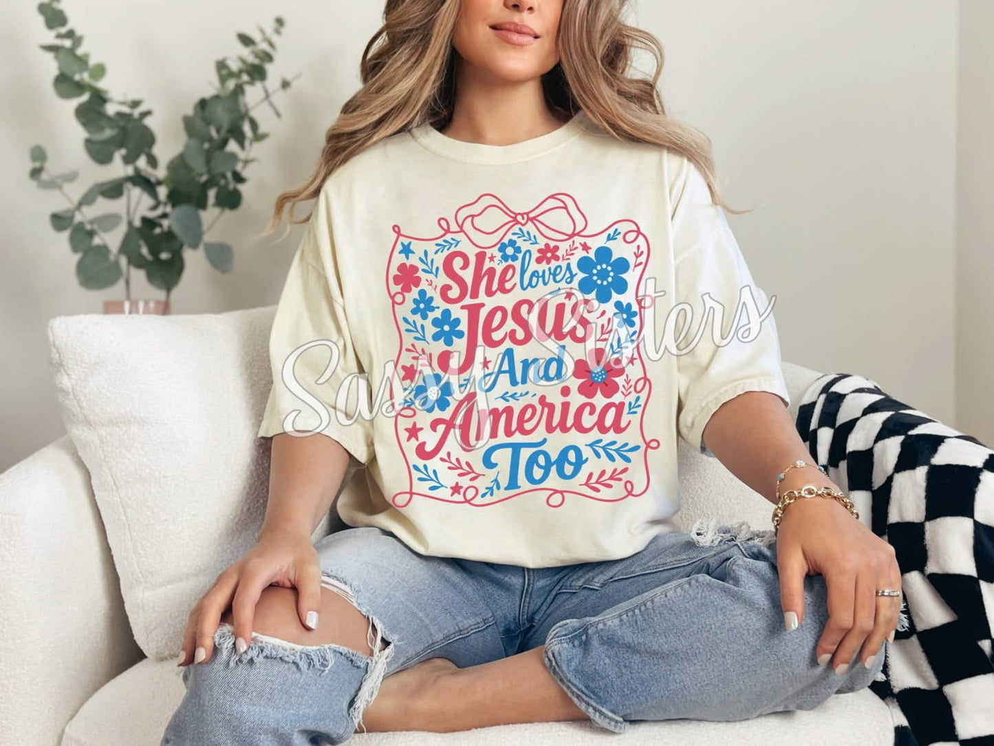 SHE LOVES JESUS AND AMERICA TOO