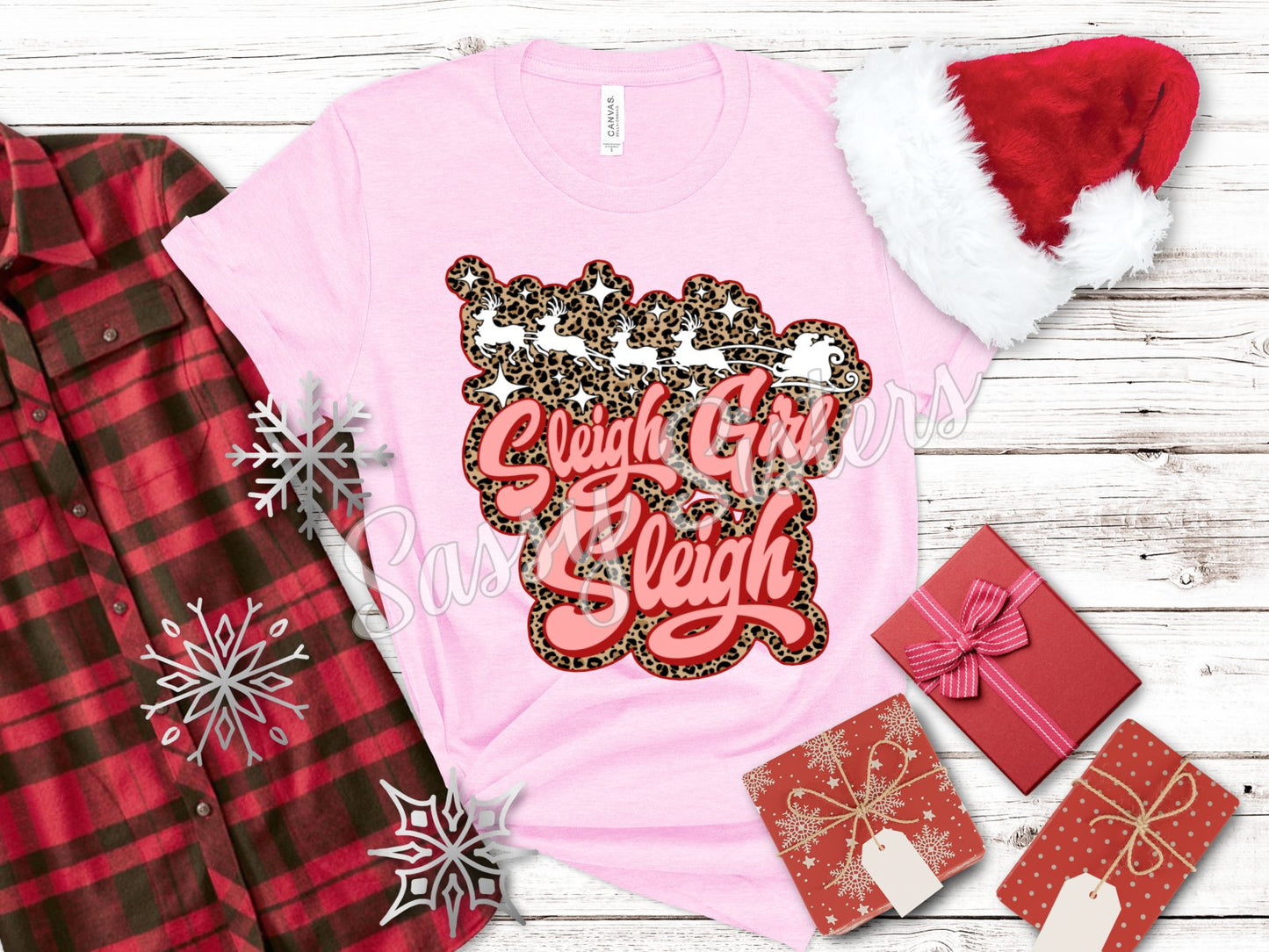 SLEIGH GIRL SLEIGH - TRANSFER