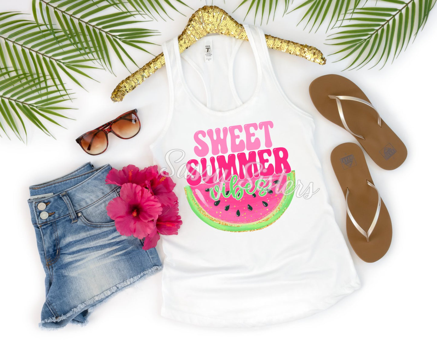SWEET SUMMER VIBES WATERMELON - TRANSFER