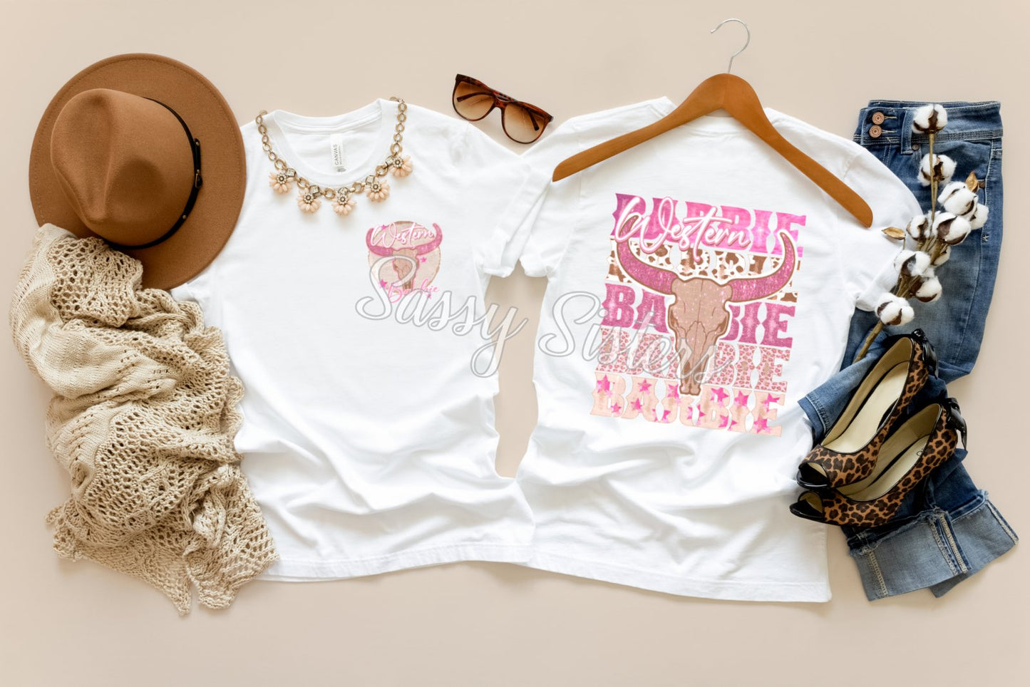 WESTERN BARBIE - BACK AND POCKET TRANSFER