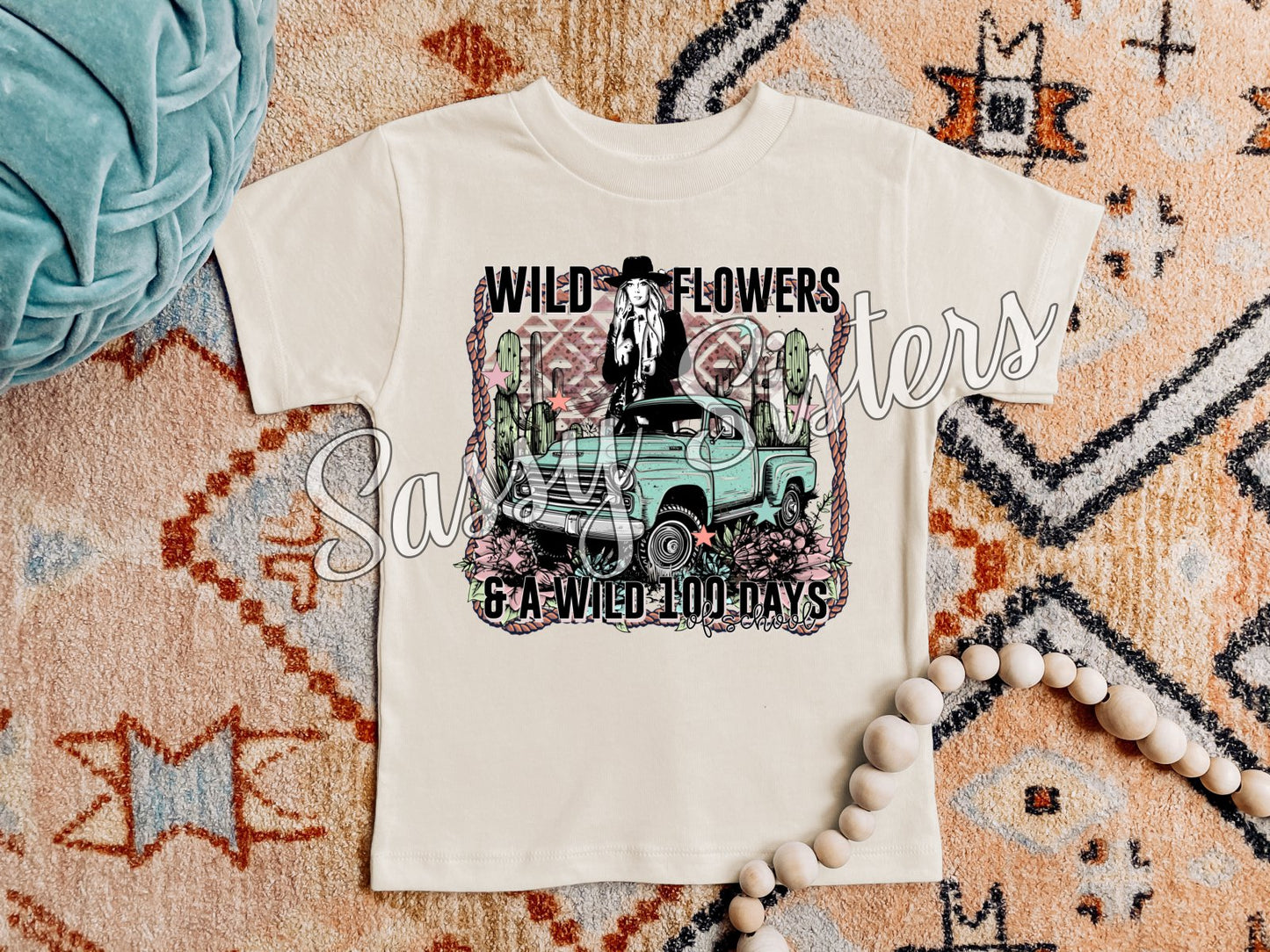 WILD FLOWERS AND 100 WILD DAYS OF SCHOOL - TRANSFER