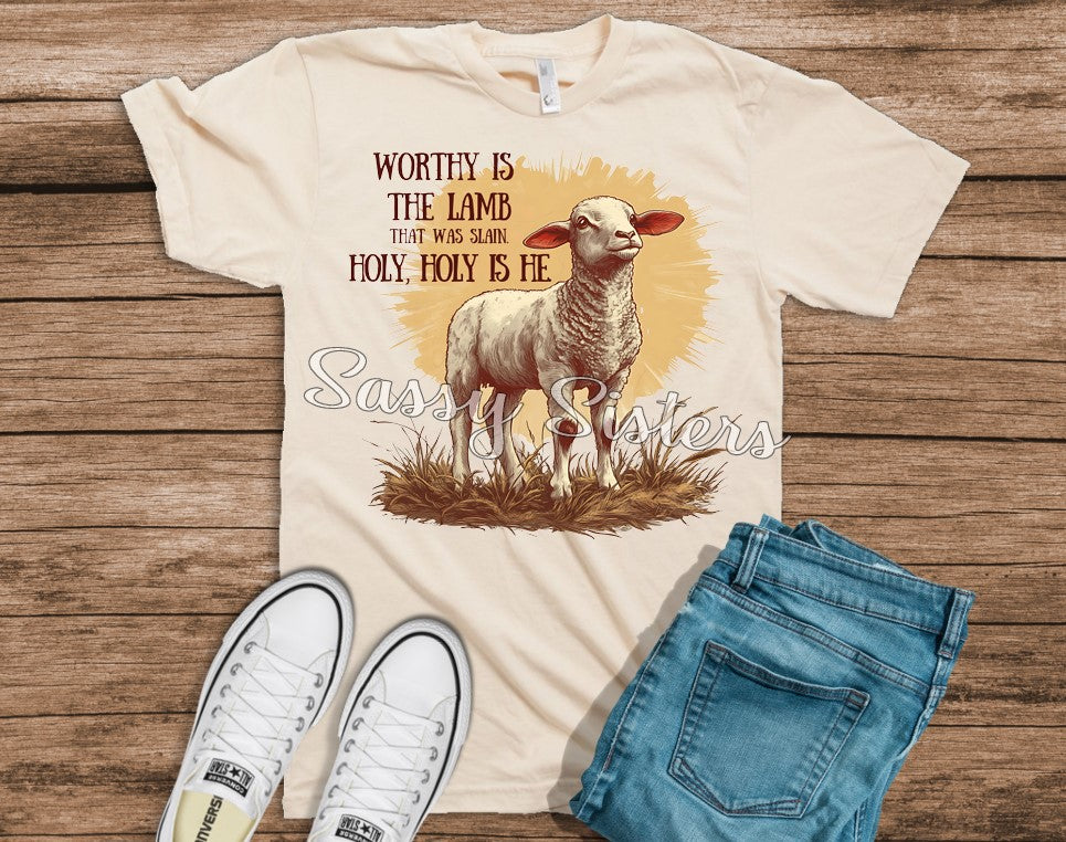 WORTHY IS THE LAMB THAT WAS SLAIN