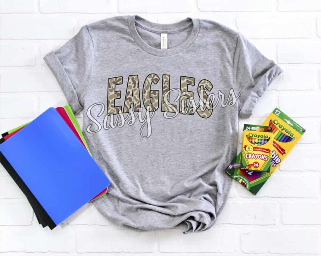 BAY ELEMENTARY - EAGLES CAMO