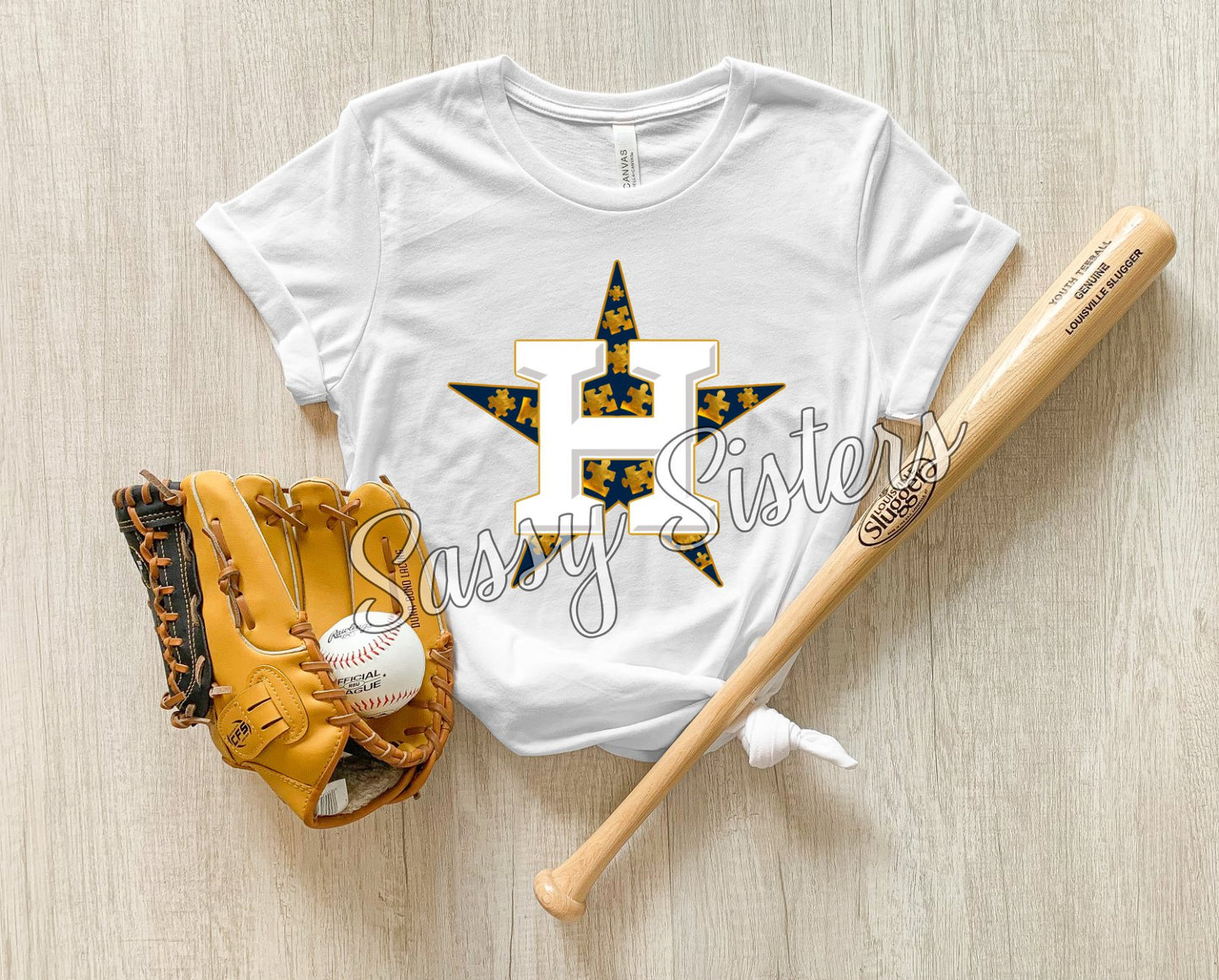 ASTR*S AUTISM AWARENESS GOLD NO WORDS - TRANSFER