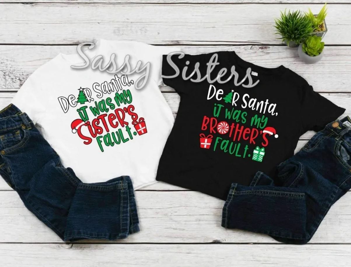 DEAR SANTA IT WAS MY SISTER/BROTHER'S FAULT - TRANSFER