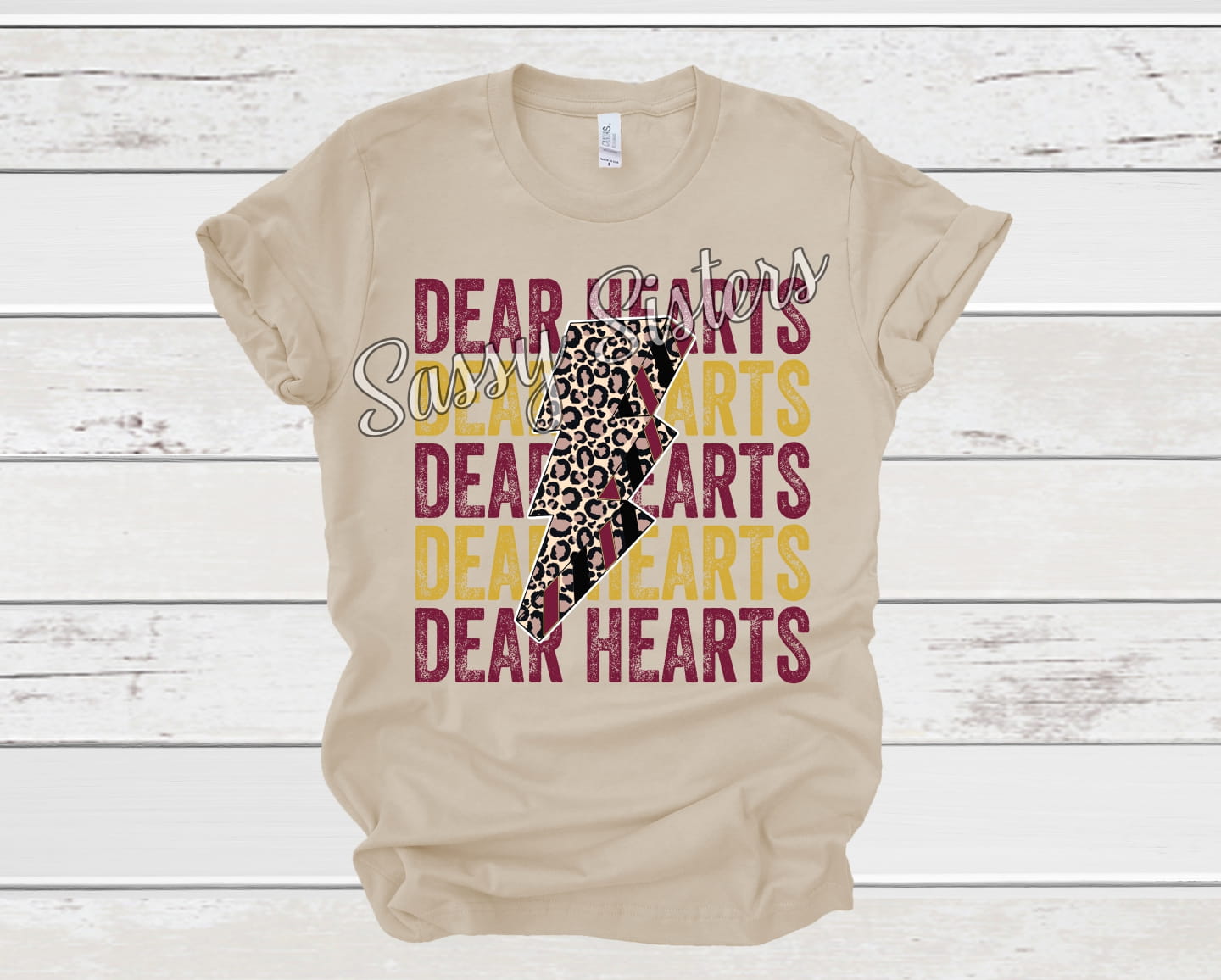 DEER HEARTS LIGHTING BOLT - TRANSFER