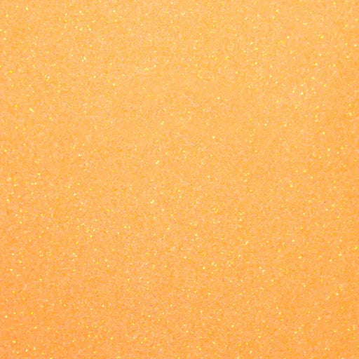 FLUORESCENT ORANGE-HEAT TRANSFER VINYL/GLITTER