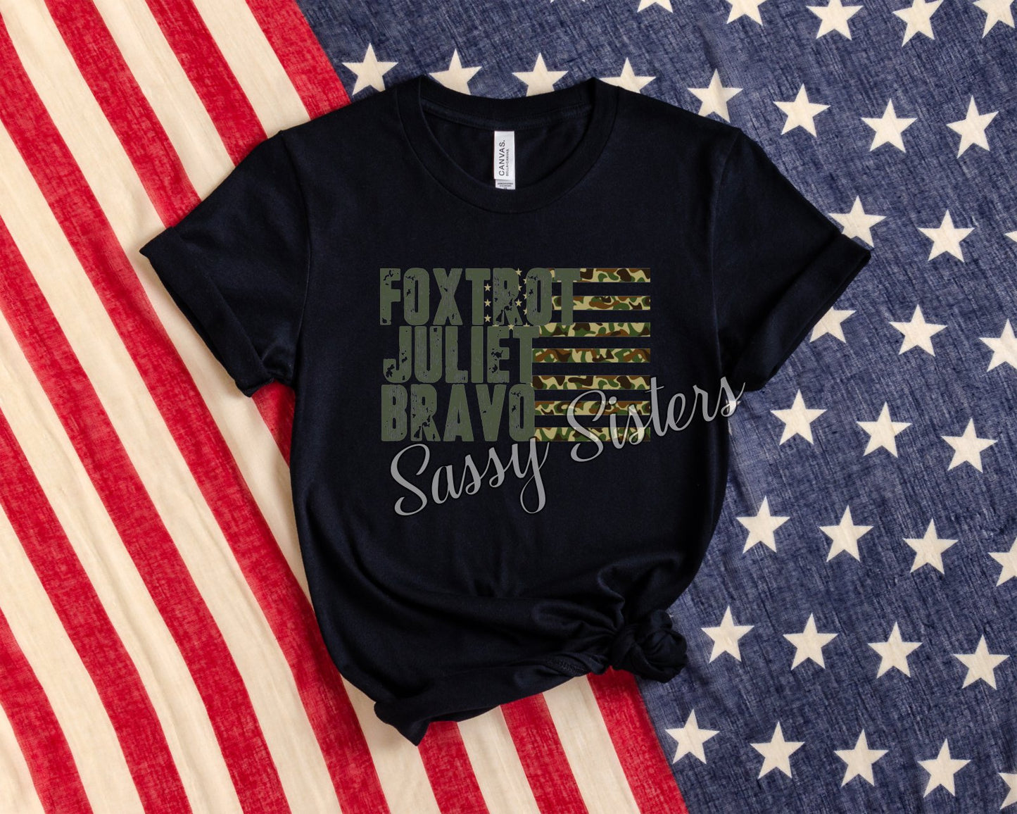 FOXTROT JULIET BRAVO FLAG - TRANSFER