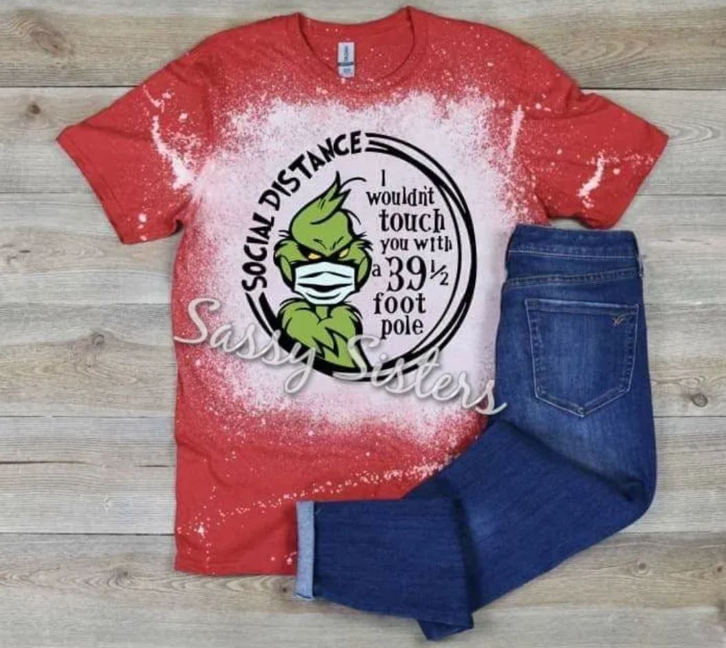 GRINCH SOCIAL DISTANCING - TRANSFER