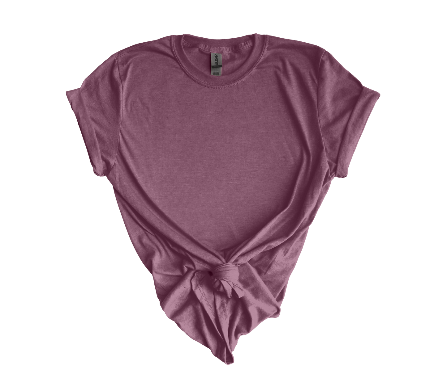 ADULT GILDAN HEATHER MAROON -SHORT SLEEVE T-SHIRT