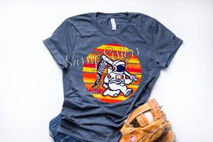 KEEP BOOING ASTRONAUT BASEBALL