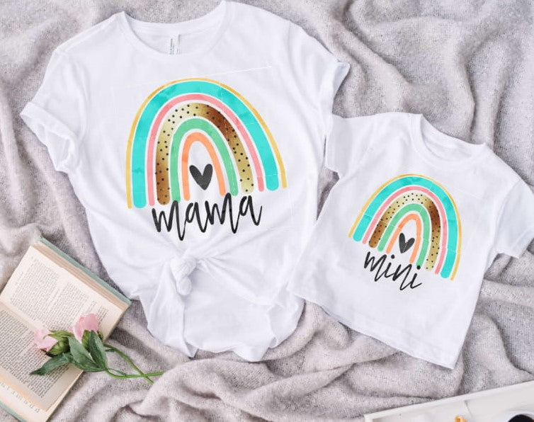 Mama Mini Rainbow Transfer Sassy Sisters