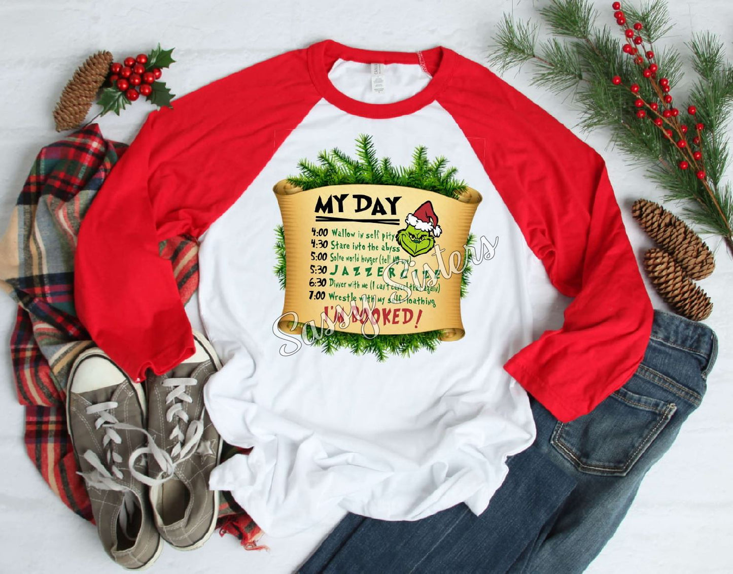 MY DAY GRINCH SCROLL - TRANSFER