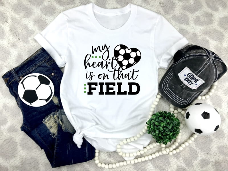 MY HEART IS ON THAT FIELD SOCCER - TRANSFER