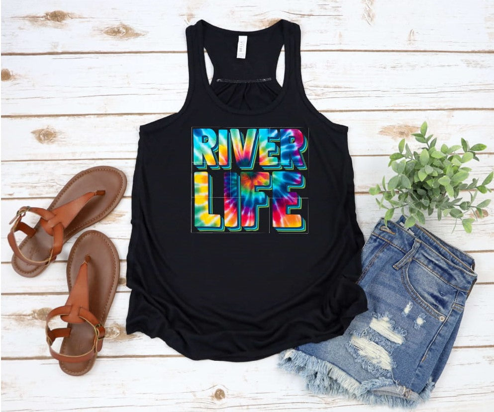 RIVER LIFE TYE DIE - TRANSFER