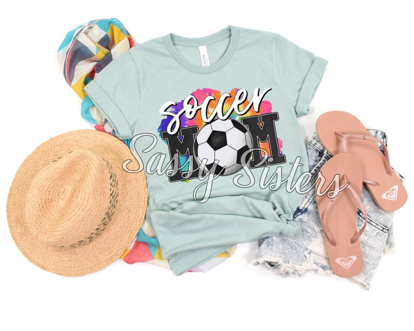 SOCCER MOM TIE DYE - TRANSFER