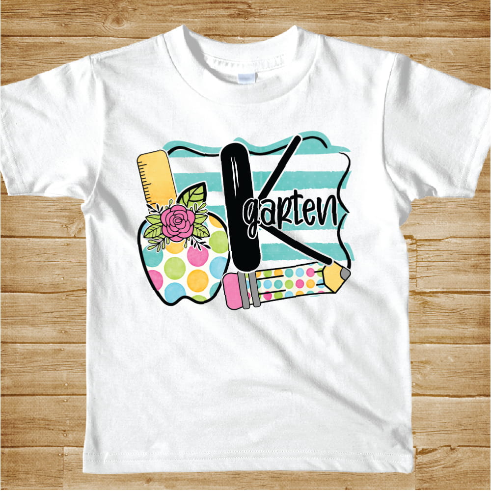 STRIPE FLORAL KINDER - TRANSFER