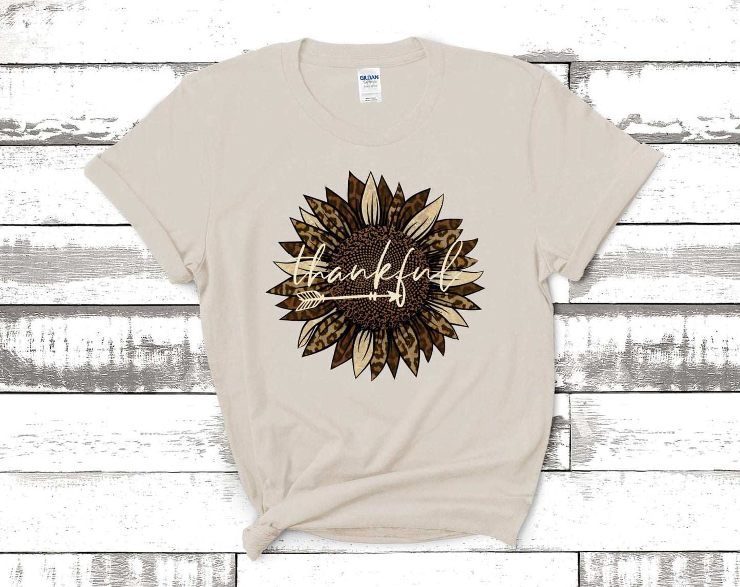 THANKFUL SUNFLOWER - TRANSFER