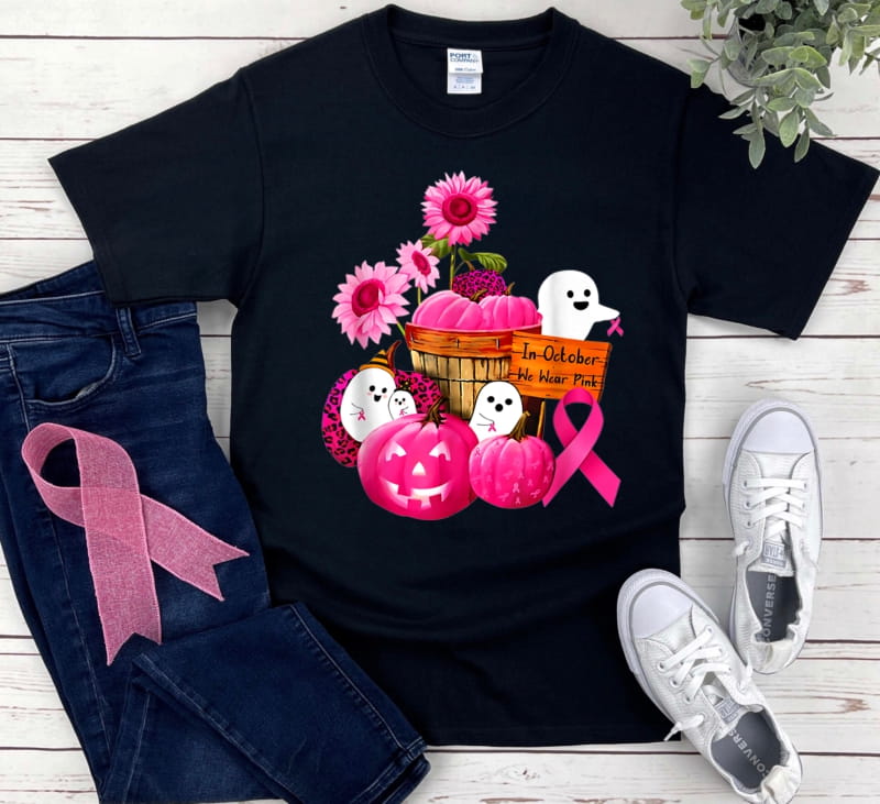 WE WEAR PINK GHOSTS - TRANSFER