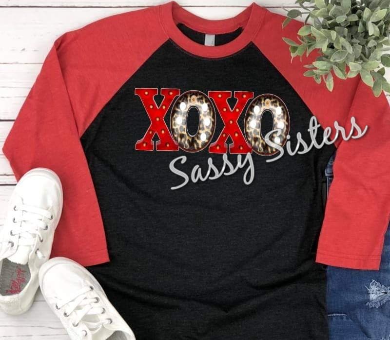 XOXO LEOPARD MARQUEE - TRANSFER