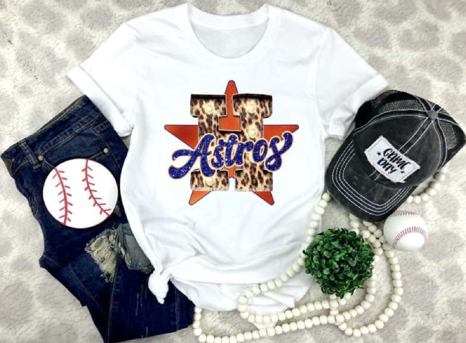 ASTROS CHEETAH STAR MARQUEE - TRANSFER – Sassy Sisters