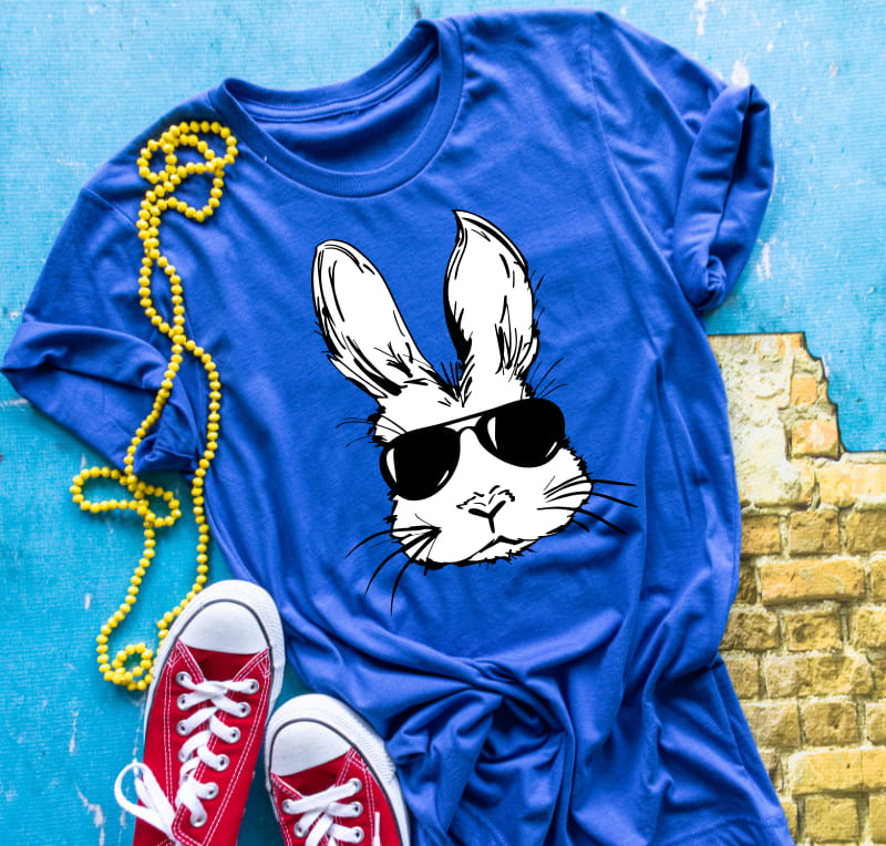 BUNNY BOY WITH GLASSES -TRANSFER