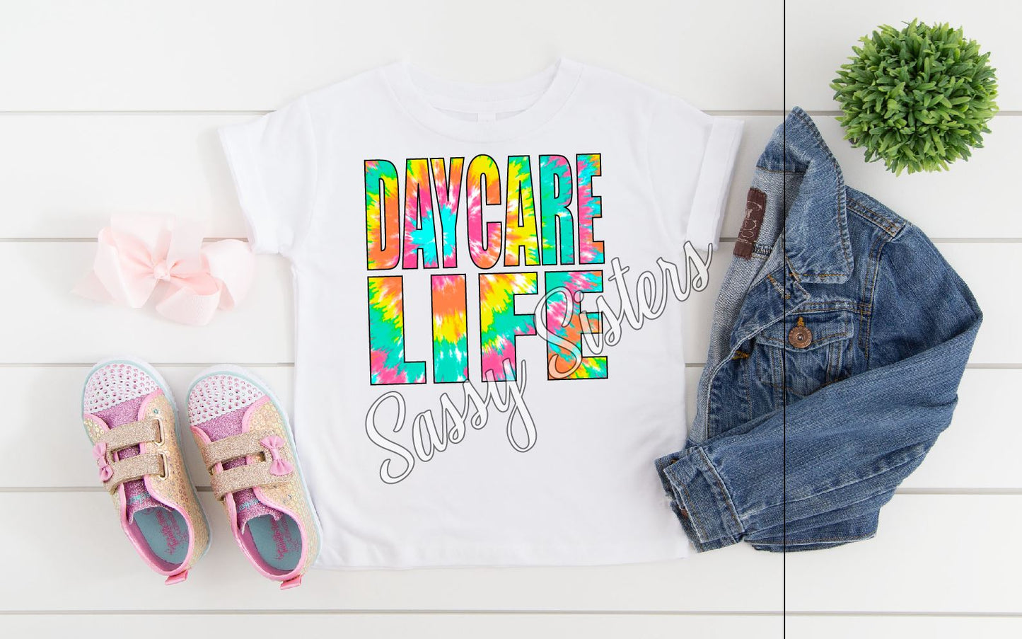 DAYCARE LIFE TEE DYE - TRANSFER