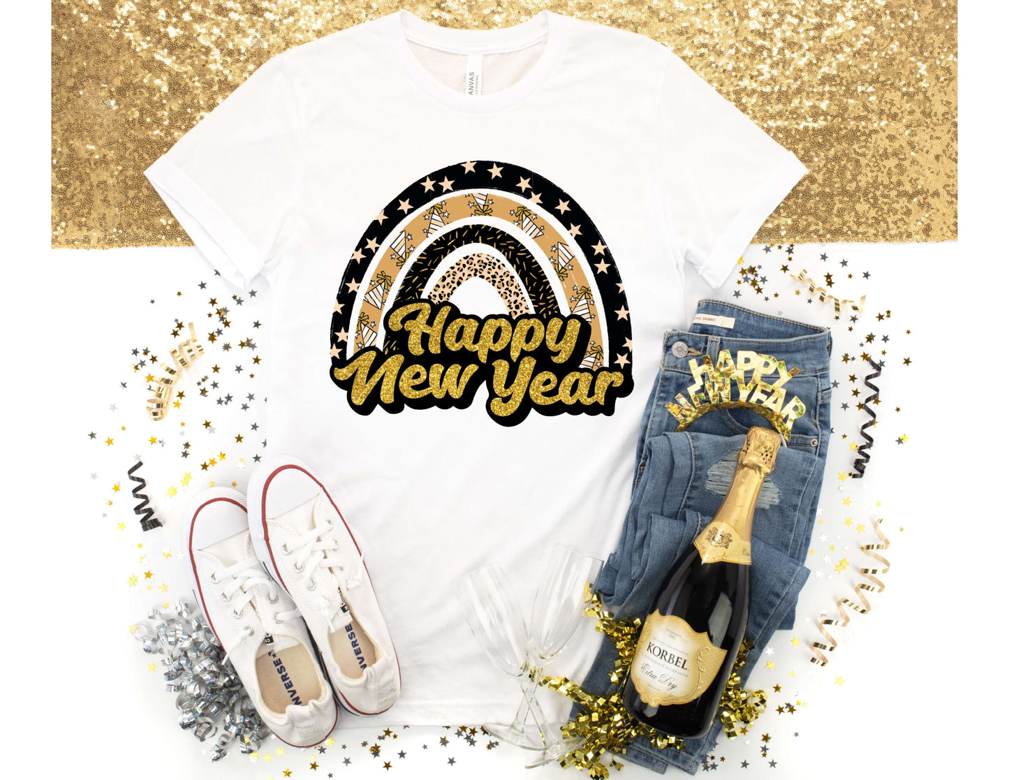 NEW YEAR RAINBOW - TRANSFER