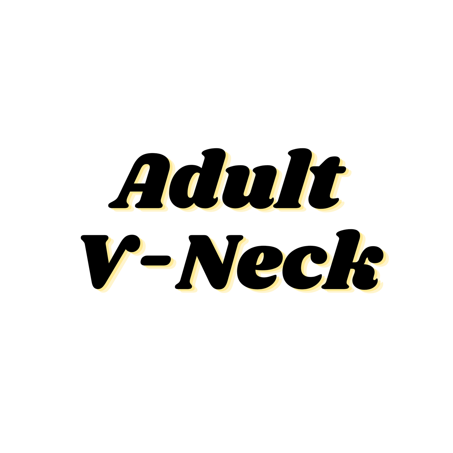 Adult V-Neck